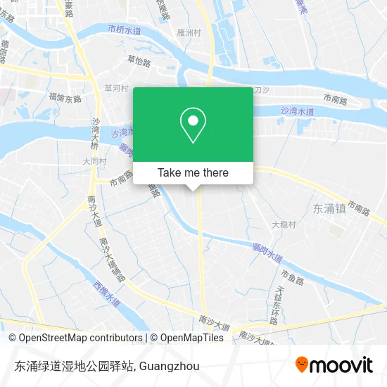 东涌绿道湿地公园驿站 map