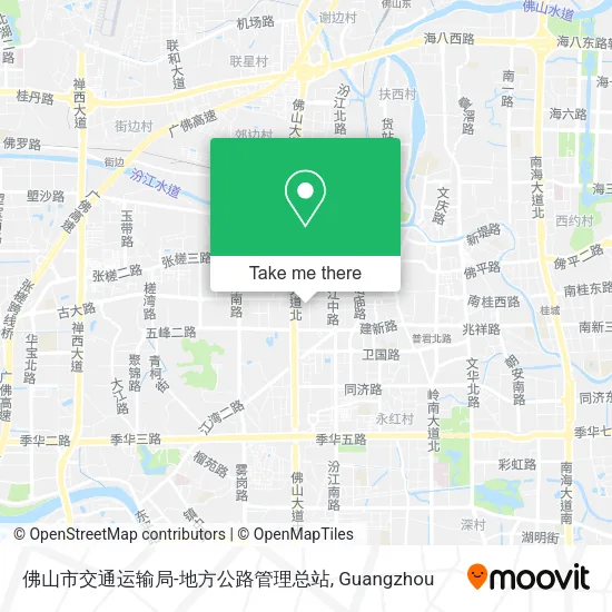 佛山市交通运输局-地方公路管理总站 map
