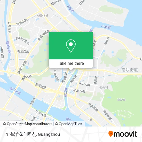 车海洋洗车网点 map