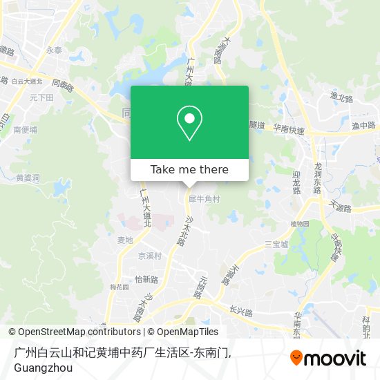广州白云山和记黄埔中药厂生活区-东南门 map