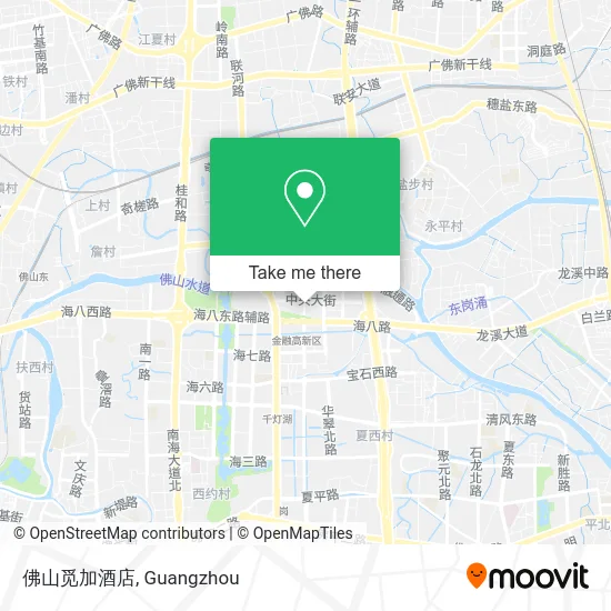 佛山觅加酒店 map