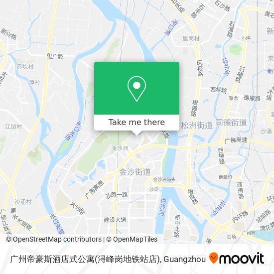 广州帝豪斯酒店式公寓(浔峰岗地铁站店) map
