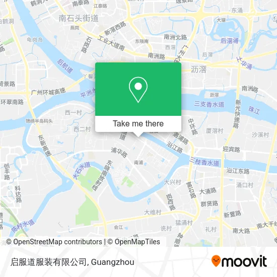 启服道服装有限公司 map