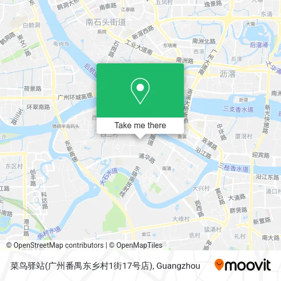 菜鸟驿站(广州番禺东乡村1街17号店) map
