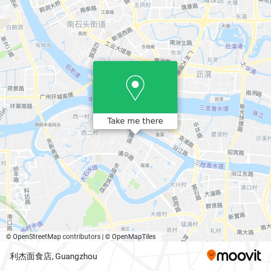 利杰面食店 map