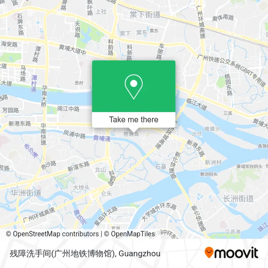 残障洗手间(广州地铁博物馆) map