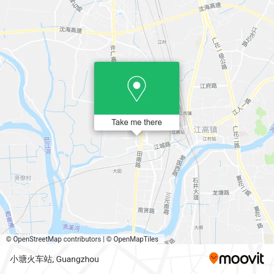 小塘火车站 map