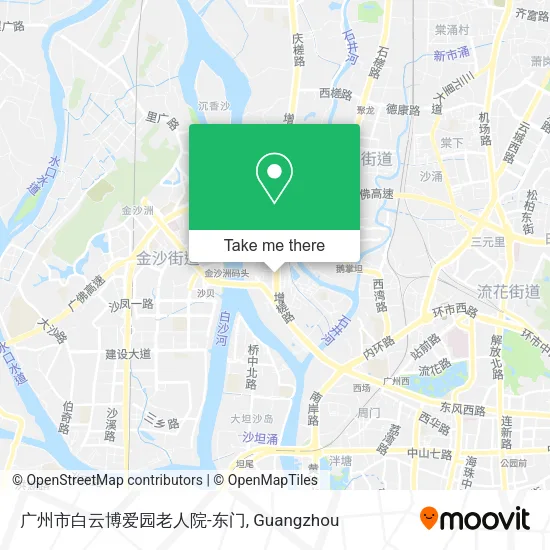广州市白云博爱园老人院-东门 map