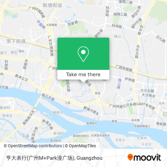亨大表行(广州M+Park漫广场) map