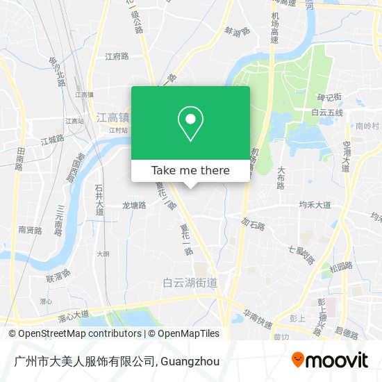 广州市大美人服饰有限公司 map