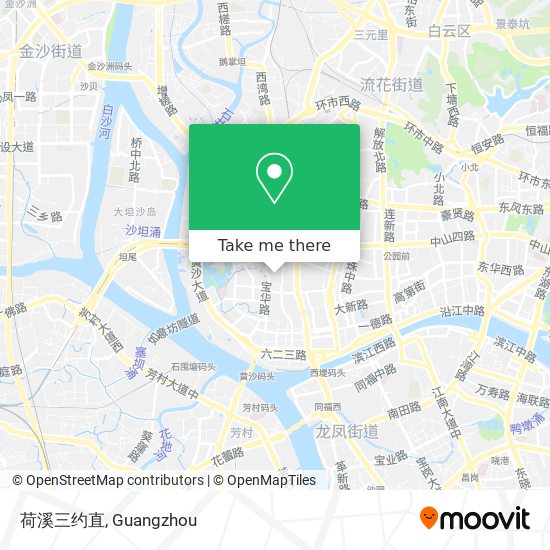 荷溪三约直 map