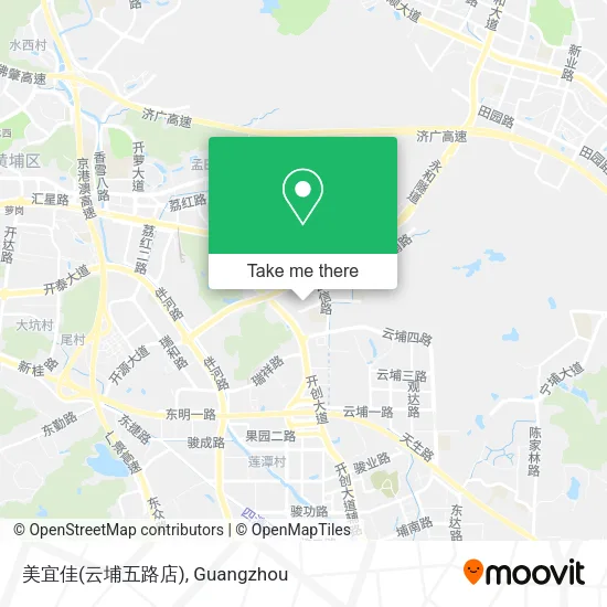 美宜佳(云埔五路店) map