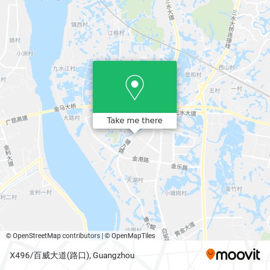 X496/百威大道(路口) map
