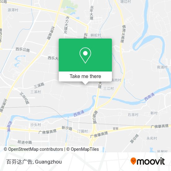 百芬达广告 map
