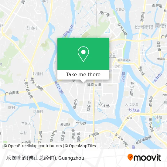 乐堡啤酒(佛山总经销) map