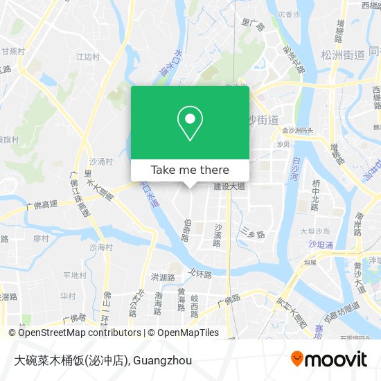 大碗菜木桶饭(泌冲店) map