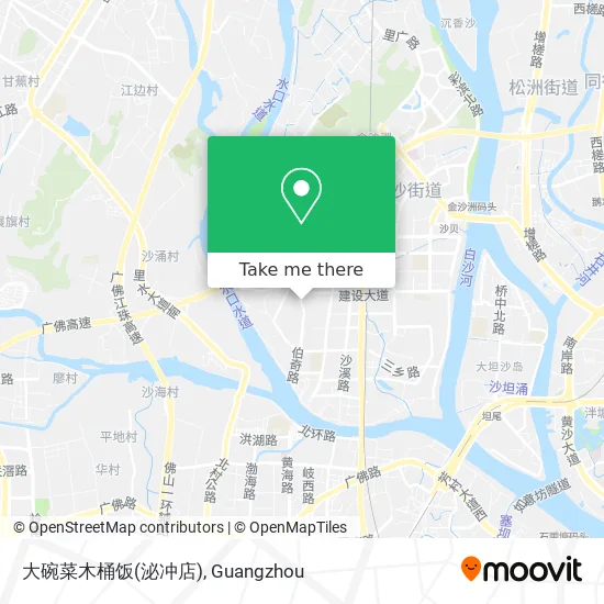大碗菜木桶饭(泌冲店) map