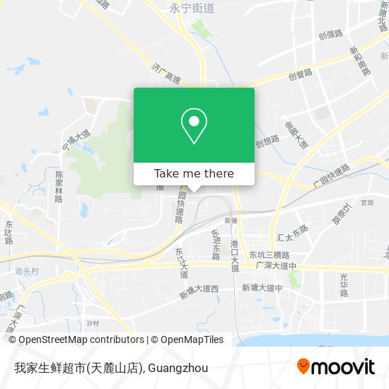 我家生鲜超市(天麓山店) map