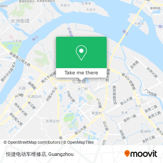 恒捷电动车维修店 map
