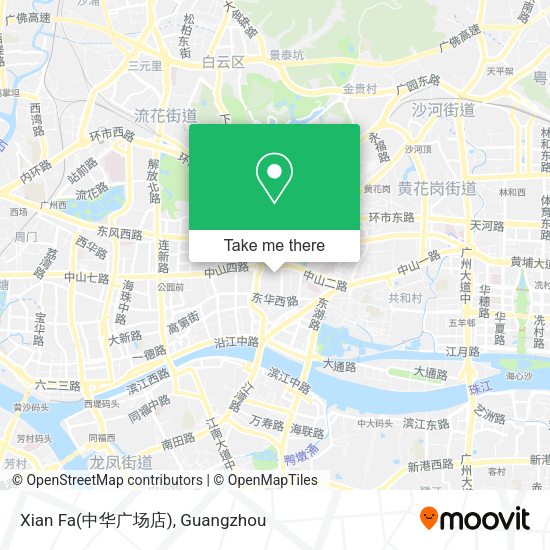 Xian Fa(中华广场店) map