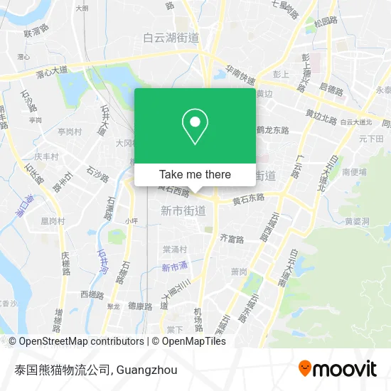 泰国熊猫物流公司 map