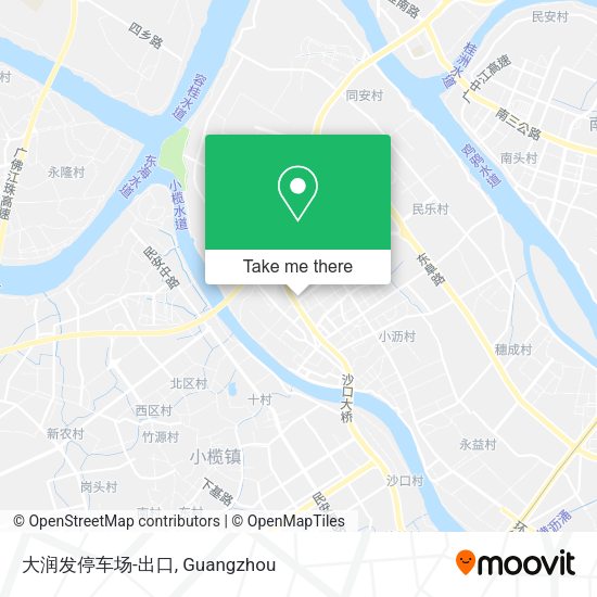 大润发停车场-出口 map