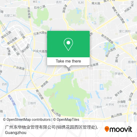 广州东华物业管理有限公司(锦绣花园西区管理处) map