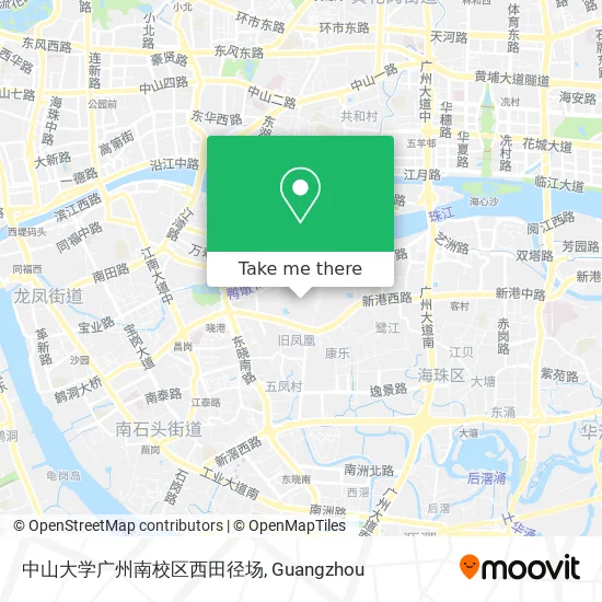 中山大学广州南校区西田径场 map