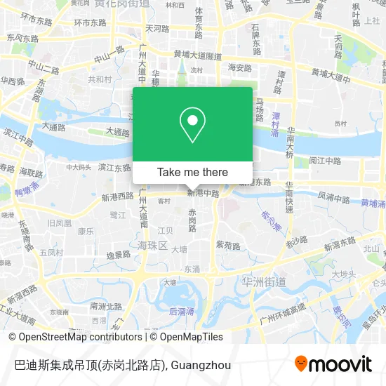 巴迪斯集成吊顶(赤岗北路店) map