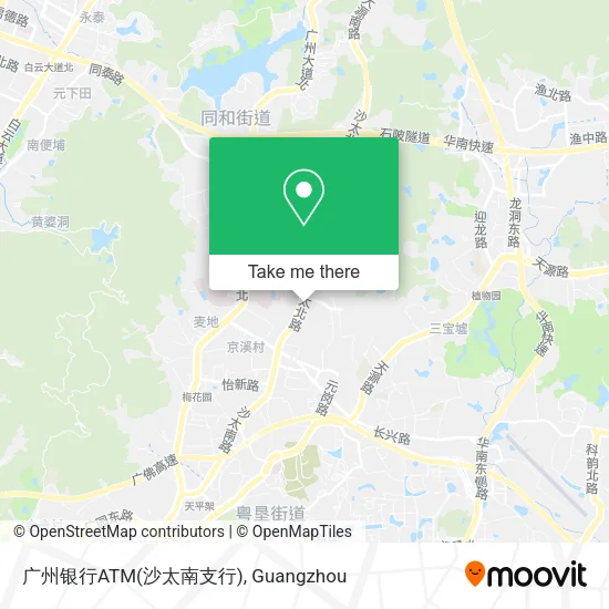 广州银行ATM(沙太南支行) map