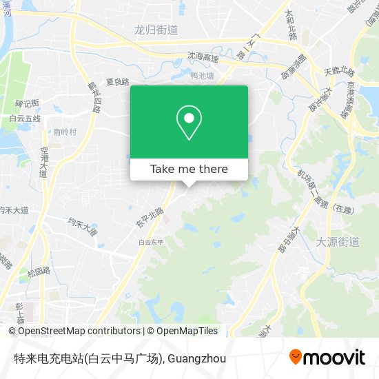 特来电充电站(白云中马广场) map