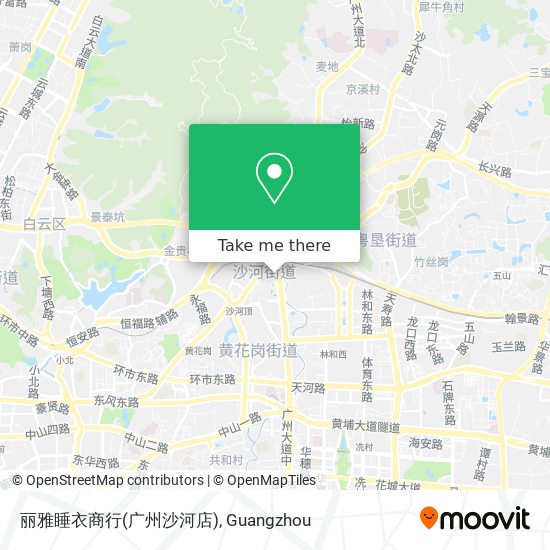 丽雅睡衣商行(广州沙河店) map