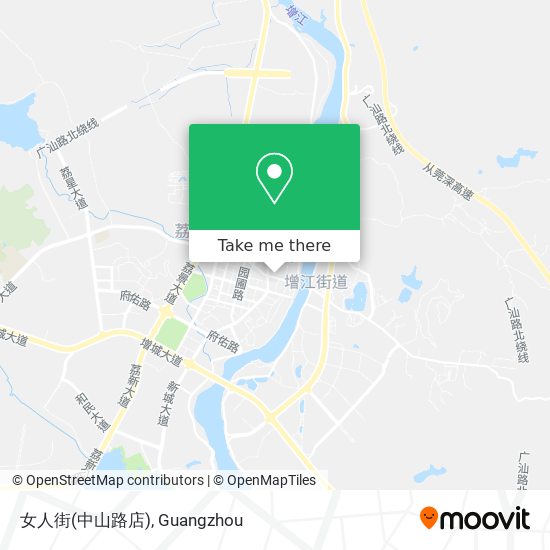 女人街(中山路店) map