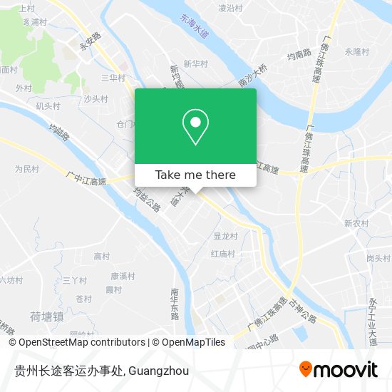 贵州长途客运办事处 map