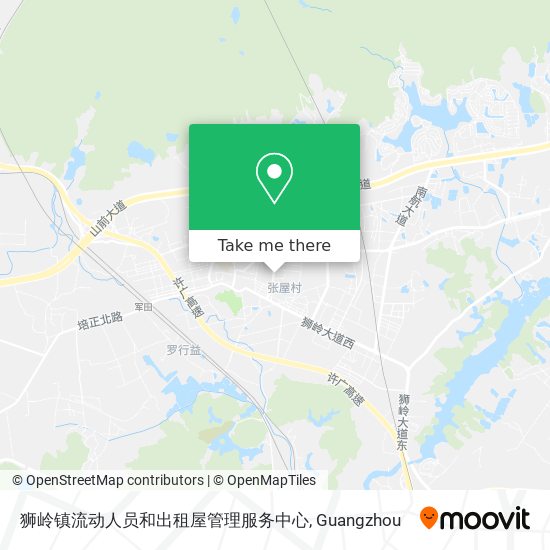狮岭镇流动人员和出租屋管理服务中心 map