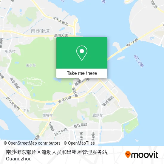 南沙街东部片区流动人员和出租屋管理服务站 map