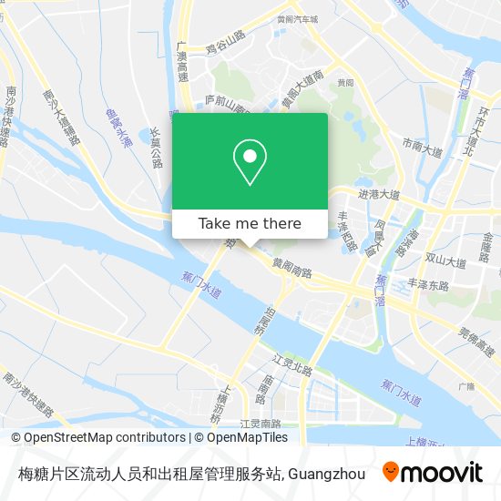 梅糖片区流动人员和出租屋管理服务站 map