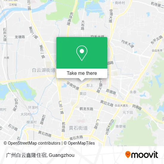 广州白云鑫隆住宿 map