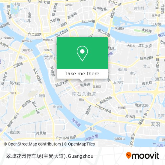 翠城花园停车场(宝岗大道) map