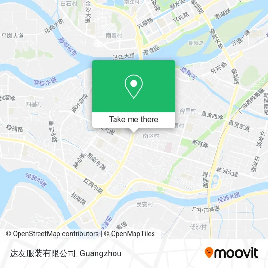 达友服装有限公司 map