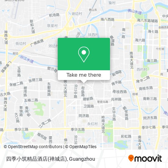 四季小筑精品酒店(禅城店) map