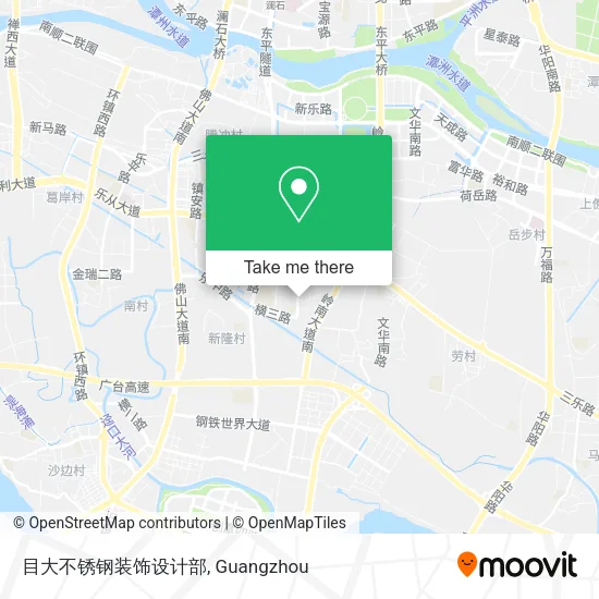目大不锈钢装饰设计部 map