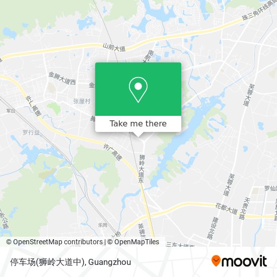 停车场(狮岭大道中) map