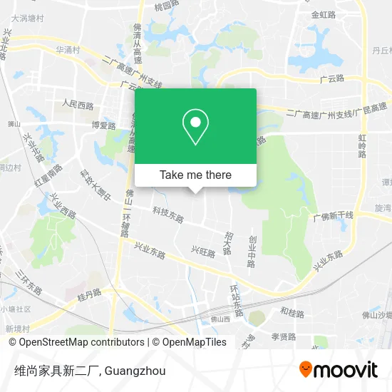 维尚家具新二厂 map