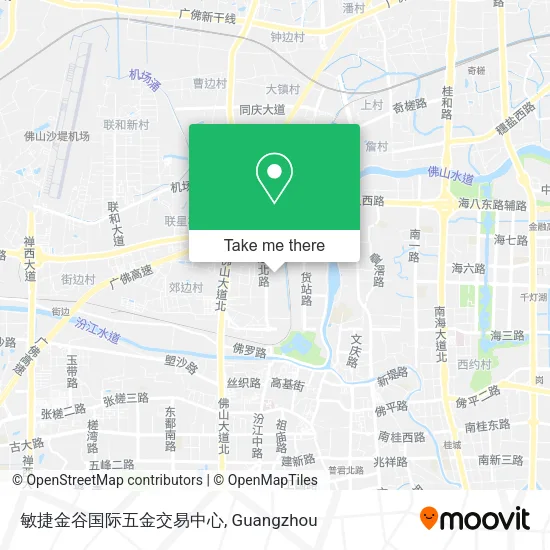 敏捷金谷国际五金交易中心 map