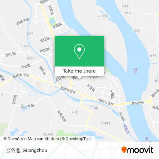 金谷巷 map