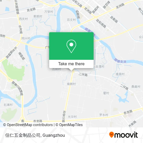 信仁五金制品公司 map