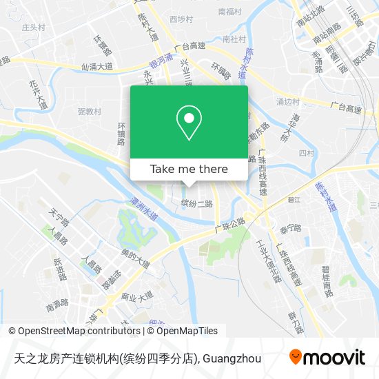 天之龙房产连锁机构(缤纷四季分店) map