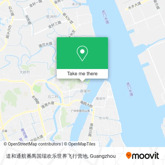 道和通航番禺国瑞欢乐世界飞行营地 map