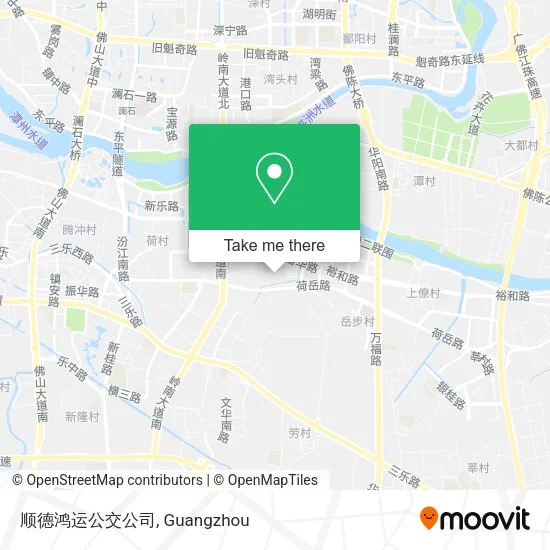 顺德鸿运公交公司 map